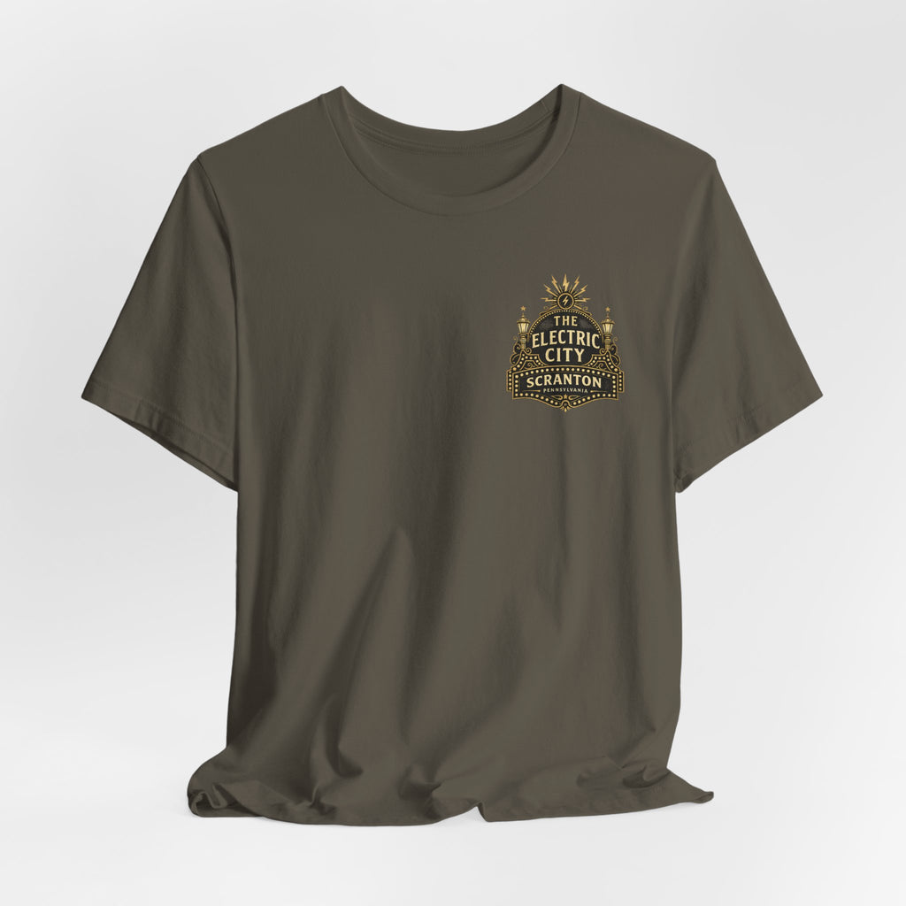T‑Shirt — 'The Electric City Scranton' Vintage Logo Tee