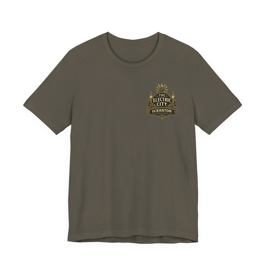 T‑Shirt — 'The Electric City Scranton' Vintage Logo Tee